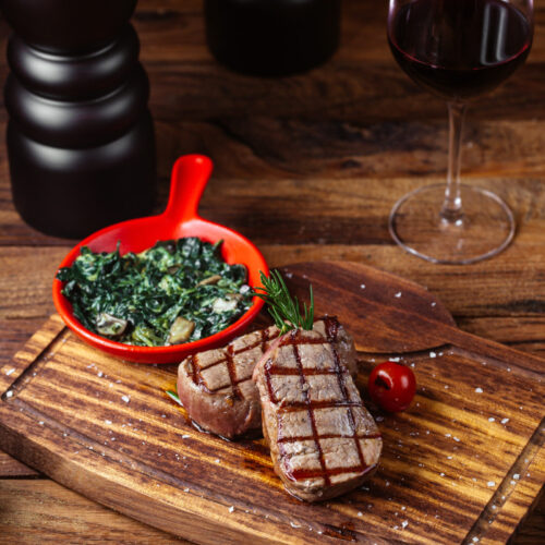 Grilled sirloin steak with chimichurri 2