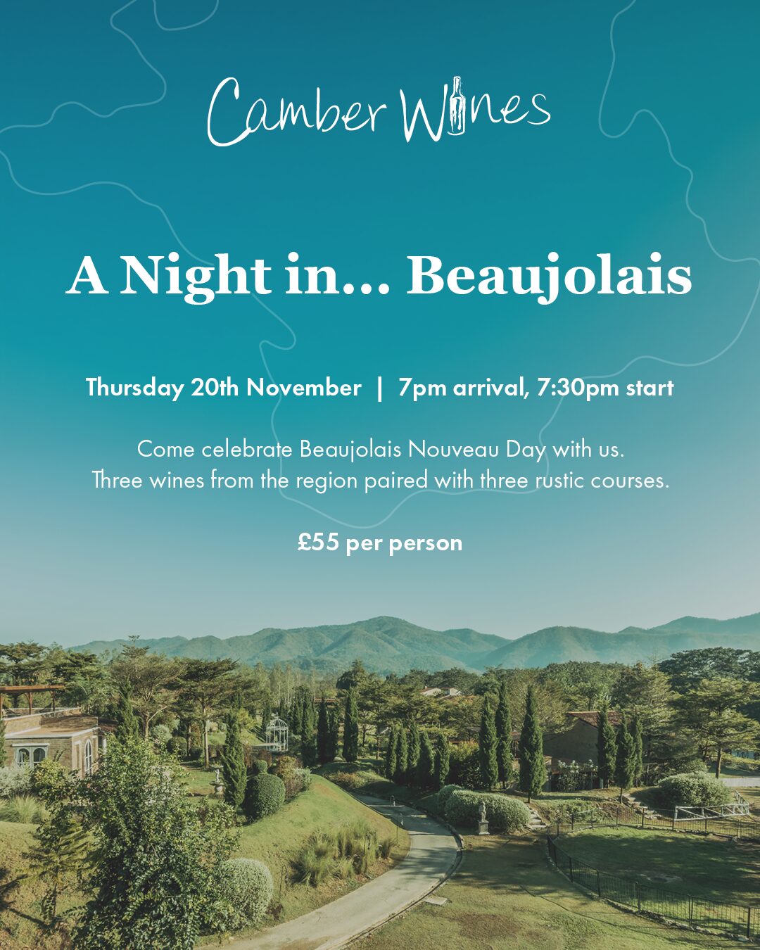 A Night In…Beaujolais – SOLD OUT